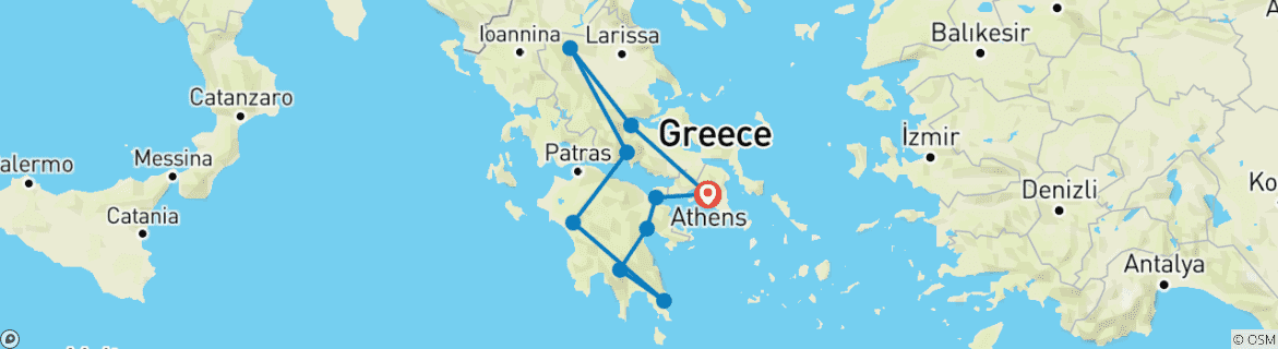 Imagen de un mapa que muestra la ruta del circuito