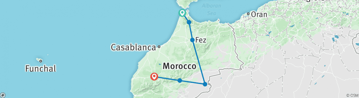 6 Days Tangier – Chefchaouen – Erg Chebbi – Marrakech by Morocco ...