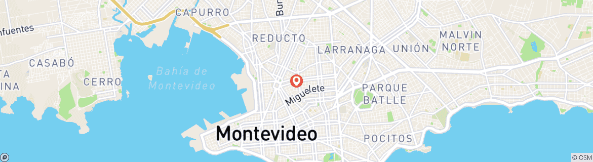 Map of Montevideo Express - 3 days