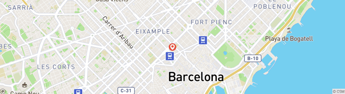 Map of Barcelona City Break