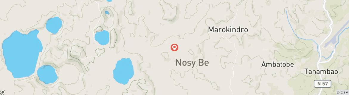 Map of 7 days to Discover Nosy Be, the perfume island.