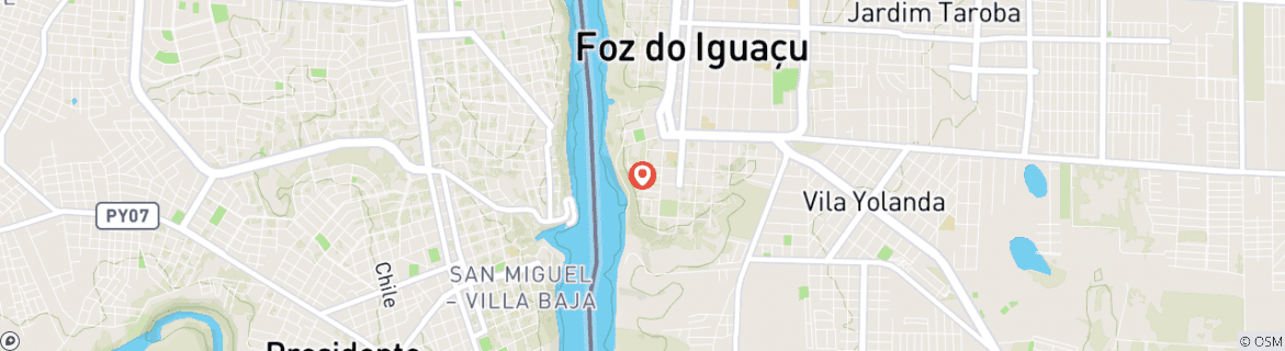 Map of Iguazu Falls Adventure 3D/2N (Foz to Foz)