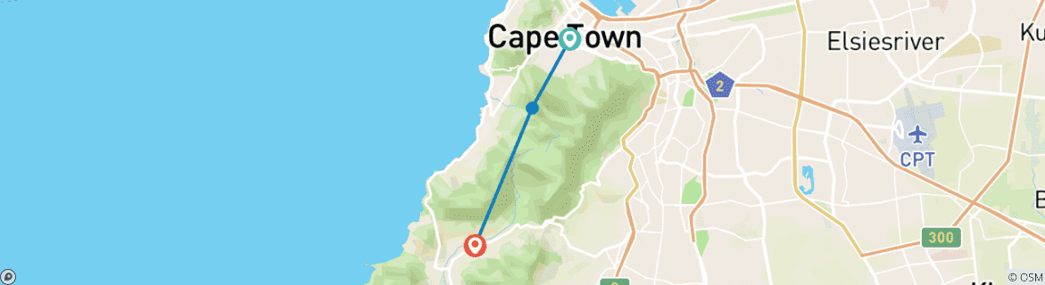 Imagen de un mapa que muestra la ruta del circuito