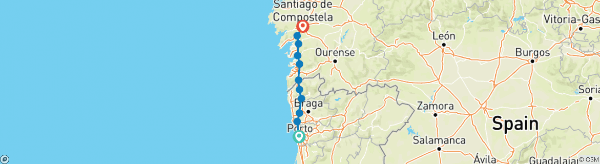 Imagen de un mapa que muestra la ruta del circuito