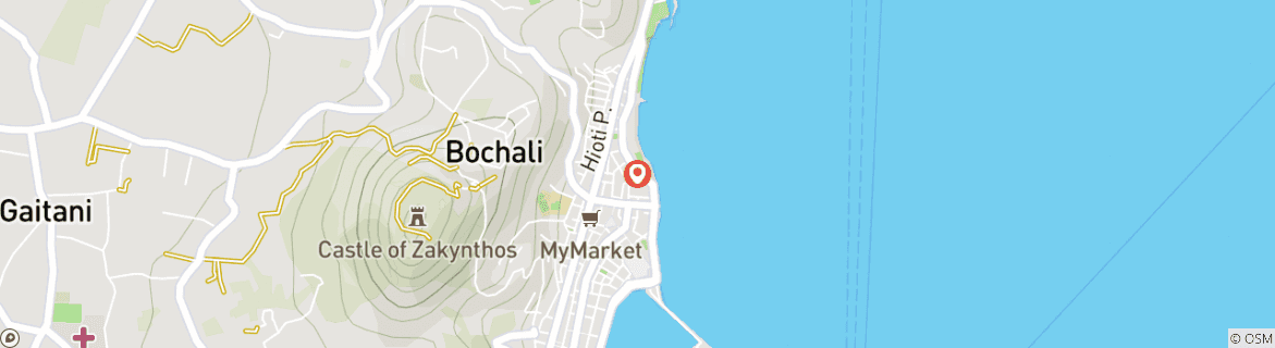 Karte von Zakynthos Highlights erwandern (8 Tage)