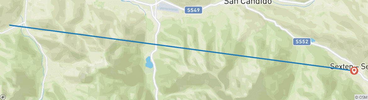 Imagen de un mapa que muestra la ruta del circuito