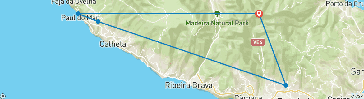 Imagen de un mapa que muestra la ruta del circuito