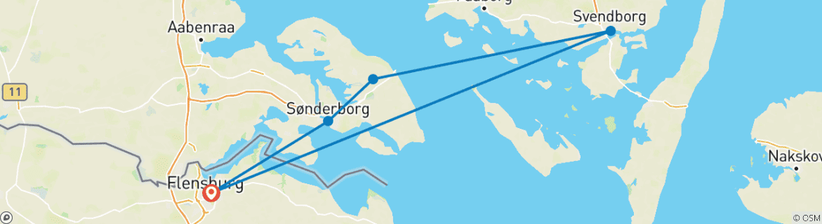 Carte du circuit Croisière en mer Baltique