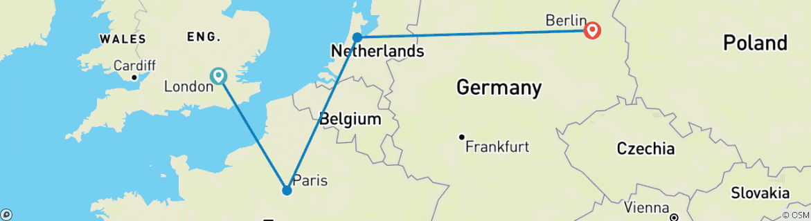 travel from london to berlin by train