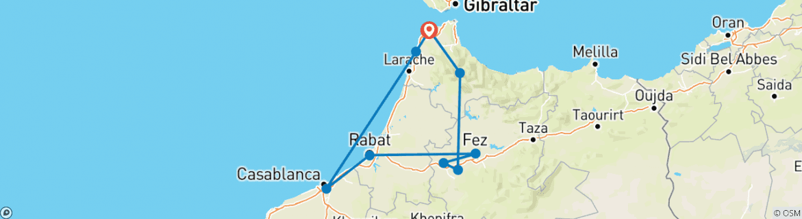 Tour From Tangier : Chefchaouen & Imperial Cities 5 Days Tour From ...