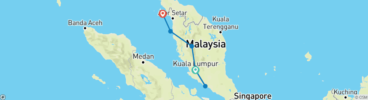 Map of Malaysia - Highlights