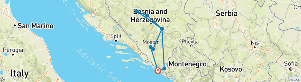 Map of Bosnia - Unknown Bosnia