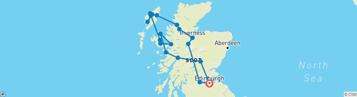 Map of Isle of Skye & Hebridean Hopper