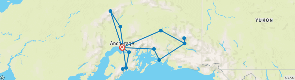Carte du circuit Ultimate Active Alaska