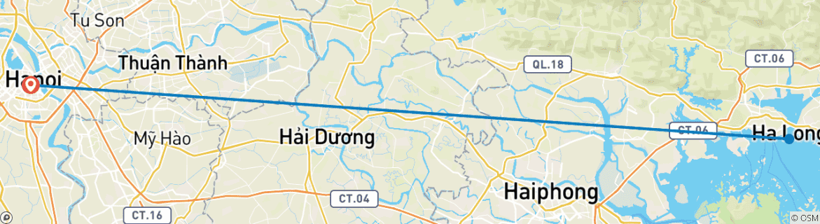 Karte von Hanoi Escape: Night Life, City Vibes & Bia Hoi Corner