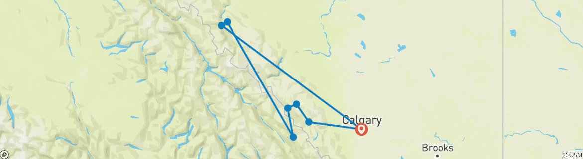 Imagen de un mapa que muestra la ruta del circuito