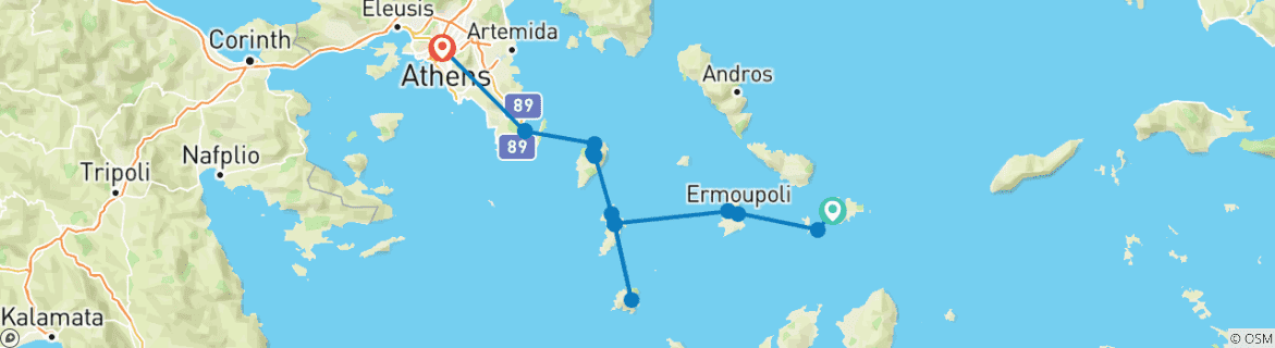 Imagen de un mapa que muestra la ruta del circuito