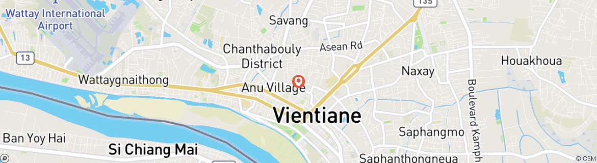 Kaart van Vientiane Experience 5 dagen