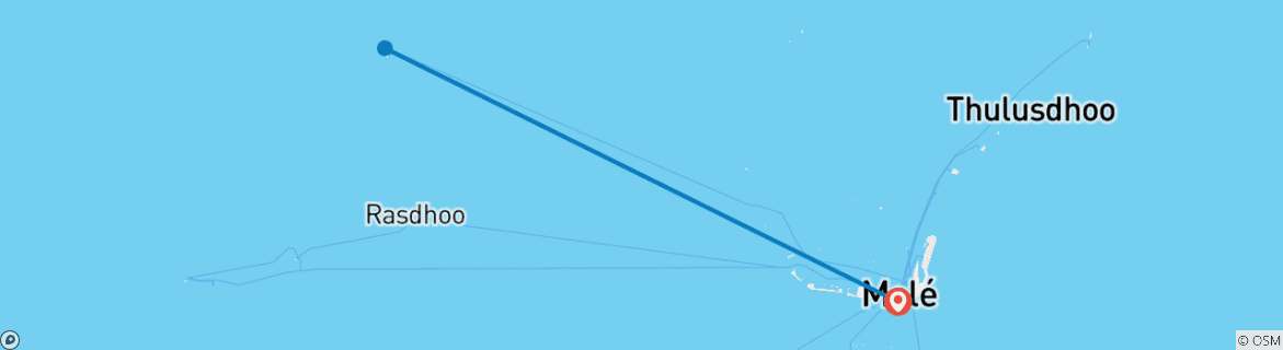 Image d'une carte montrant l'itinéraire du circuit