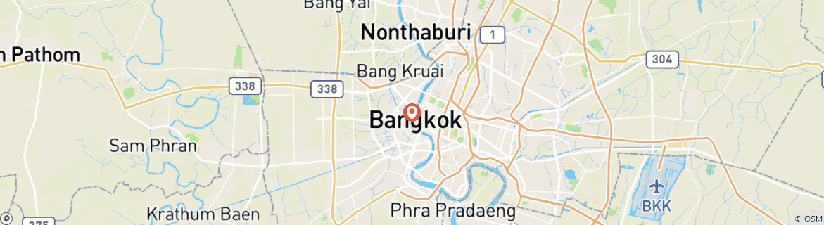 Map of THAILAND – Bangkok Chiang Rai Phuket