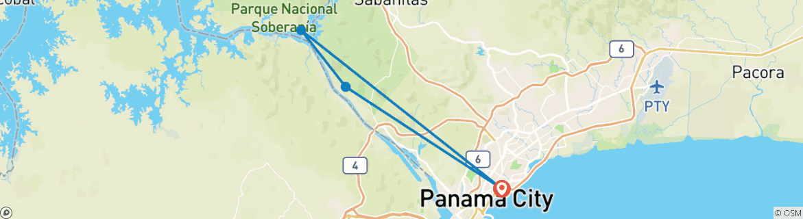 Imagen de un mapa que muestra la ruta del circuito