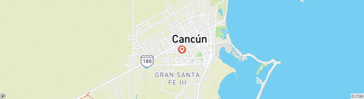 Map of MEXICO Adventure – Cancun Tulum Cozumel