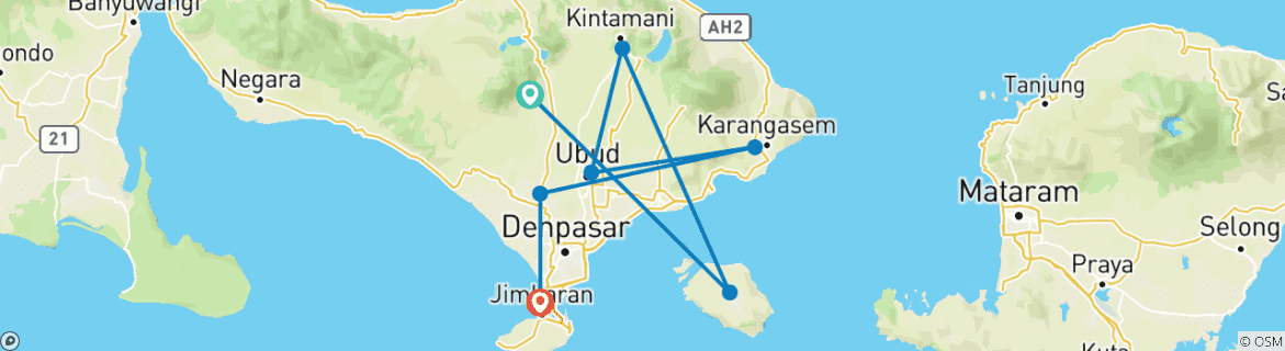 Imagen de un mapa que muestra la ruta del circuito