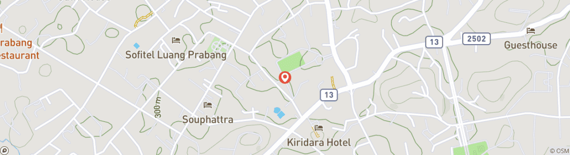 Karte von Klassisches Luang Prabang 4 Tage