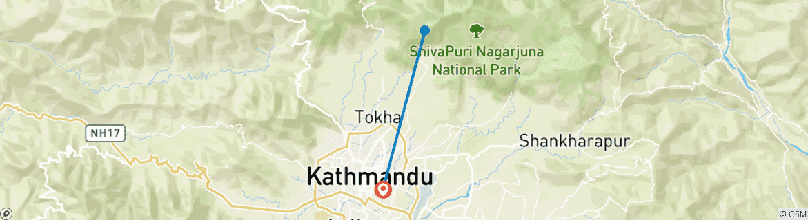 Imagen de un mapa que muestra la ruta del circuito