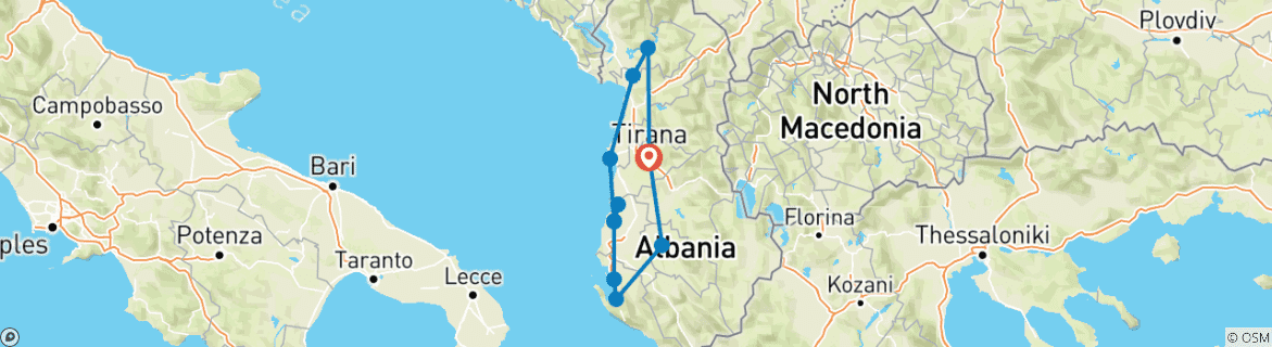 Imagen de un mapa que muestra la ruta del circuito