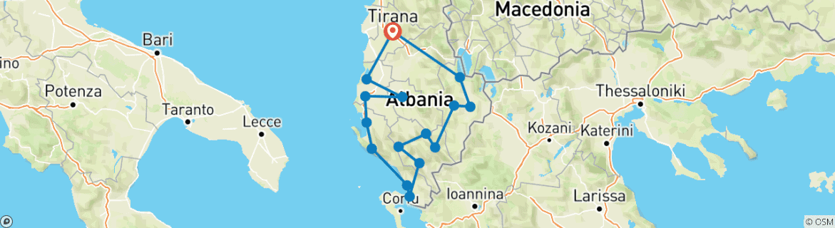 Imagen de un mapa que muestra la ruta del circuito