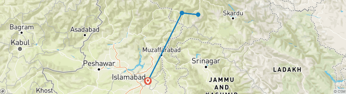 Carte du circuit Circuit des prairies de fées