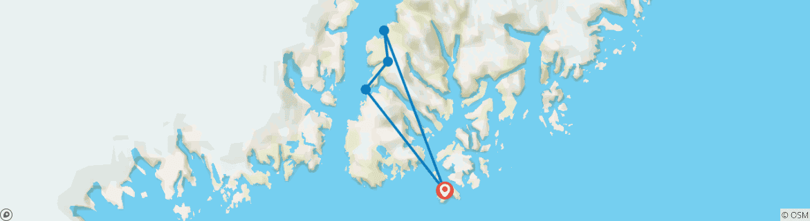 Imagen de un mapa que muestra la ruta del circuito