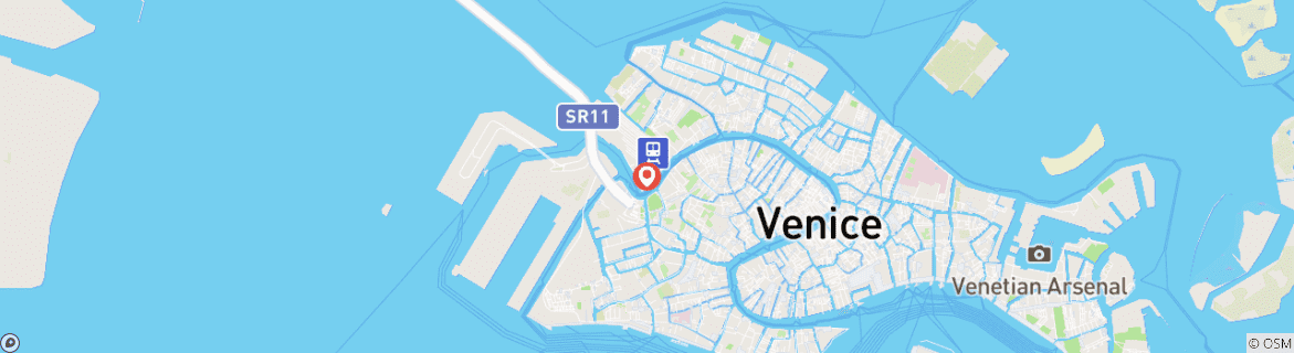 Karte von Venedig entdecken