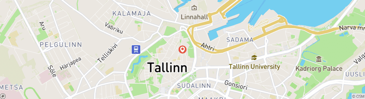 Map of Christmas Markets in Tallinn - 4 days