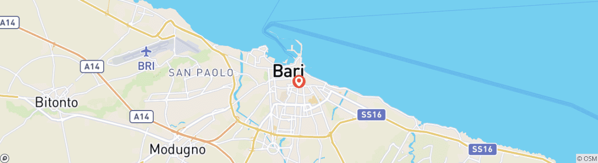 Kaart van Verken Bari