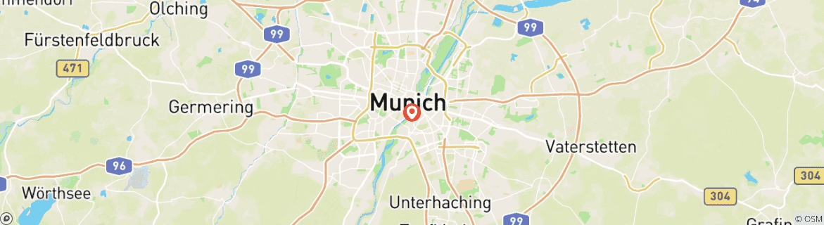 Carte du circuit Springfest Munich (Hôtel Senator 3 étoiles)