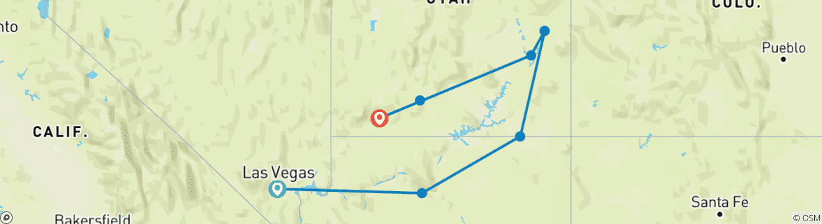 Map of Utah's Mighty 5 National Parks | Tours of Distinction