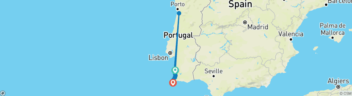 Imagen de un mapa que muestra la ruta del circuito