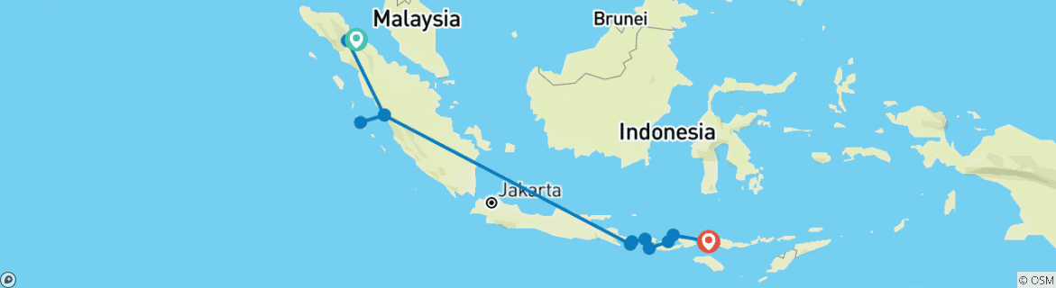 Map of Total Indonesia