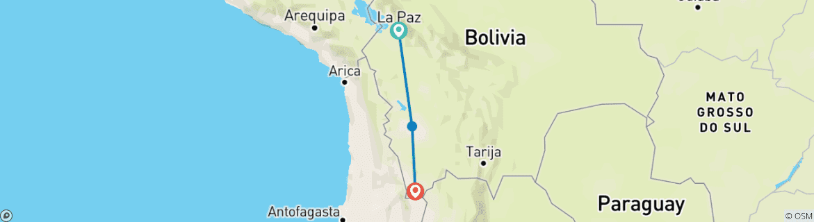 Map of Magic Bolivia