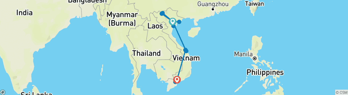 Map of Vietnam Intense: Local Insights & Nature Wonders (14 destinations)