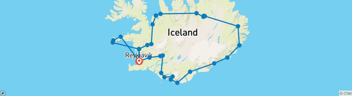 Imagen de un mapa que muestra la ruta del circuito