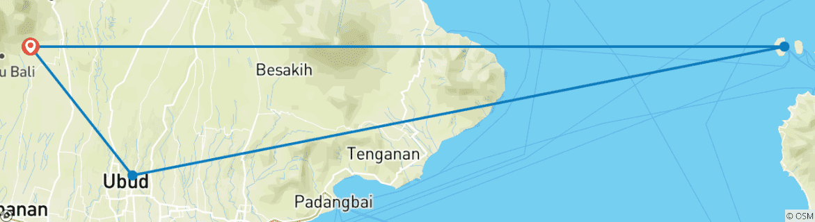 Map of Discover the Beauty of Bali in 10 Days