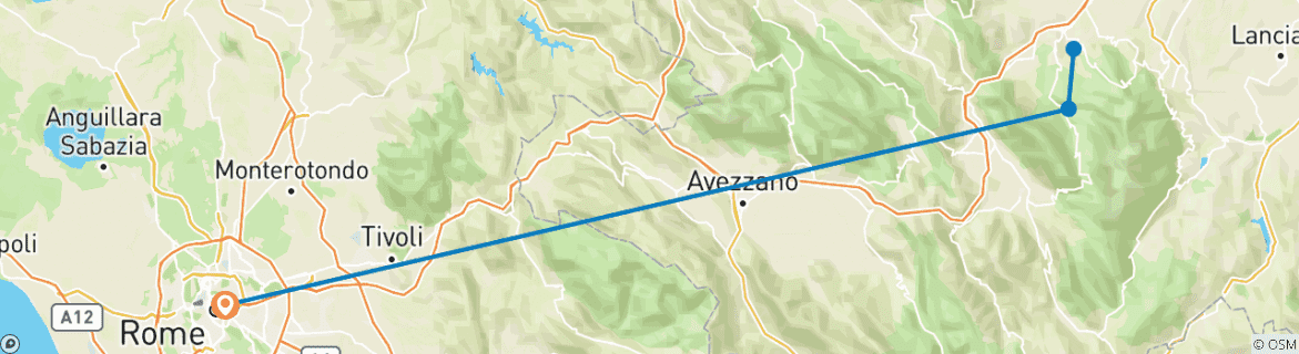 Map of Italy - Abruzzo