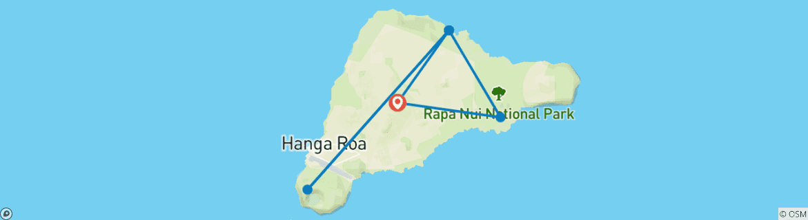 Map of 7 Days Discover the Mystical Easter Island