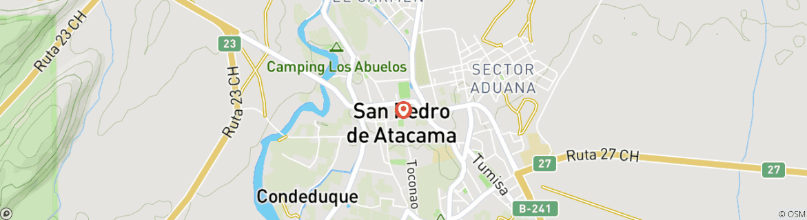 Map of 4 Days San Pedro de Atacama Highlights Express