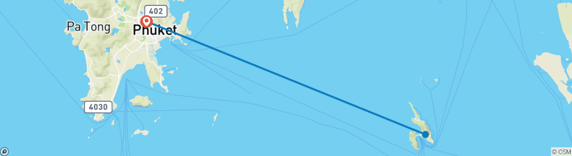 Map of Phuket Essential - 6 Days 5 Nights