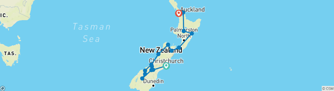 Map of New Zealand Vanlife: Road Trip Adventure & Kiwi Culture