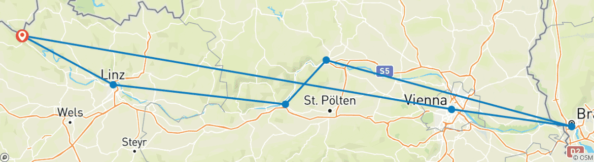 Imagen de un mapa que muestra la ruta del circuito